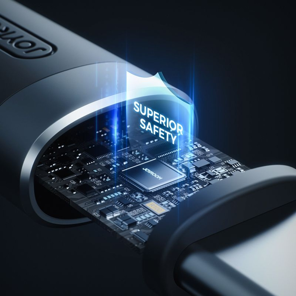 Joyroom PD Liquid Silicone Cable S-1230N9 - Καλώδιο Φόρτισης και Μεταφοράς Δεδομένων 3A - Type-C σε Type-C - 120cm - 60W - Black (6941237130693)