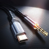 Joyroom SY-A03 Hi-Fi Audio Cable - Καλώδιο Type-C (male) σε Καλώδιο Ήχου mini Jack 3.5mm (male) - 200cm - Black (6941237136749)