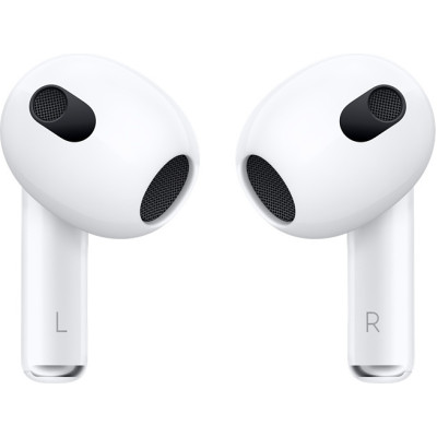 Apple AirPods 3rd Generation - Ασύρματα Ακουστικά Bluetooth με Θήκη Φόρτισης - White (MME73ZM/A)