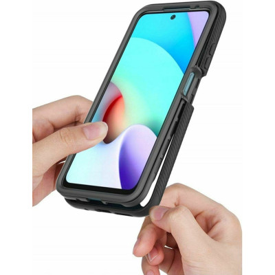 Tech-Protect Θήκη Defence 360 - Xiaomi Redmi 10 - Black (9589046918193)