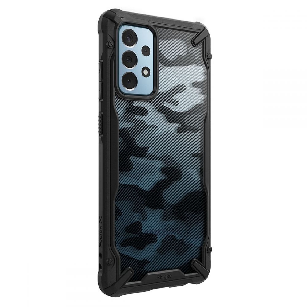 Ringke Fusion X Θήκη - Samsung Galaxy A52 / A52s 5G - Camo Black (8809785453696)