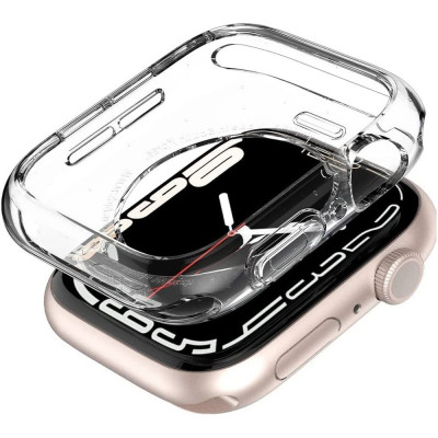 Spigen Διάφανη Θήκη Liquid Crystal - Apple Watch SE/9/8/7/6/5/4 (45/44mm) - Crystal Clear (ACS04196)