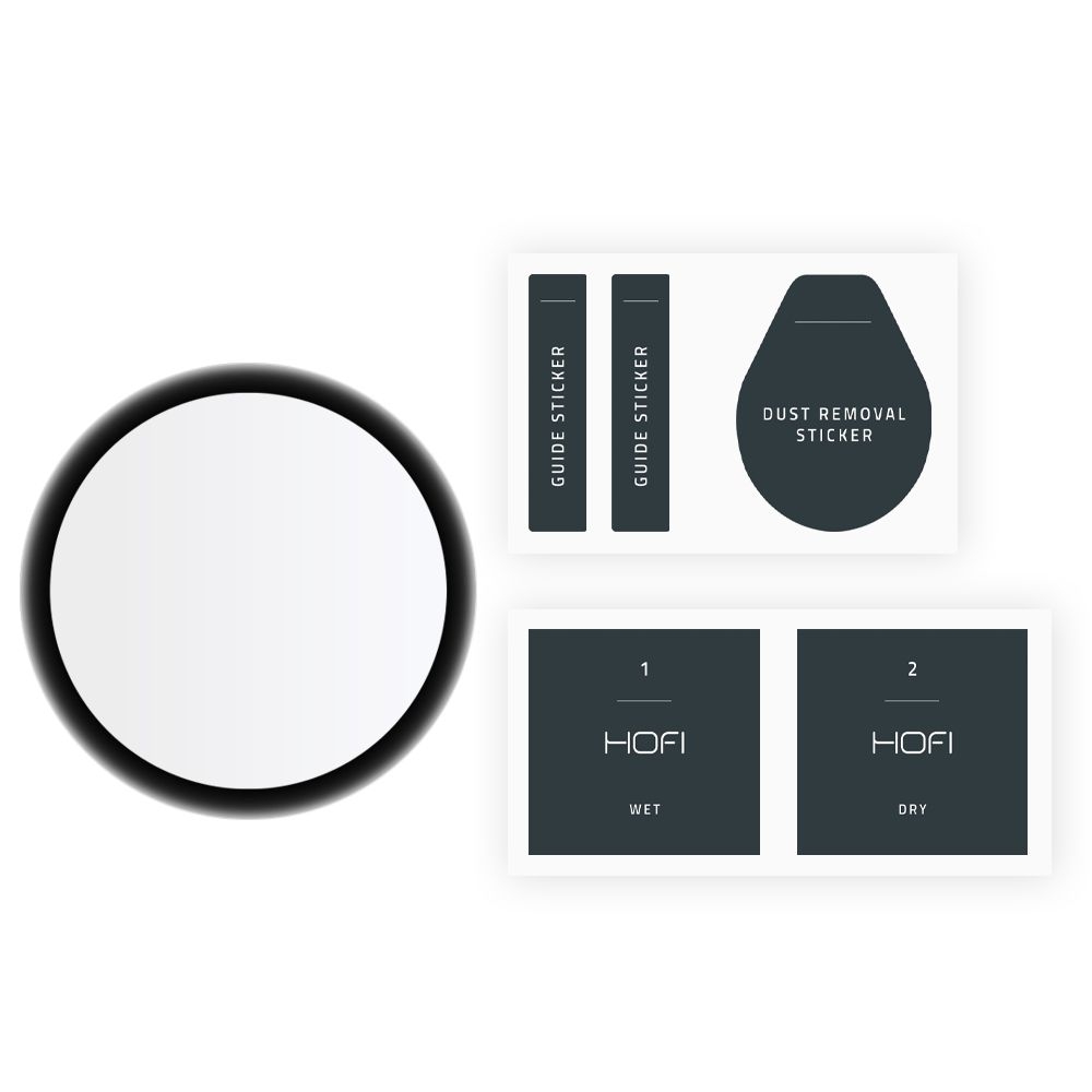 Hofi Premium Pro+ Hybrid Tempered Glass Huawei Watch GT 3 42mm - Black (9589046919213)