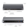 Satechi Thunderbolt 4 - Docking Station - Με 1 x USB-A 2.0 / 3 x USB-A 3.2 / 4 x Type-C Τ4 / 1 x SD Card Reader / 1 x Gigabit Ethernet / 1 x 3.5mm Jack (ST-UCT4DM)