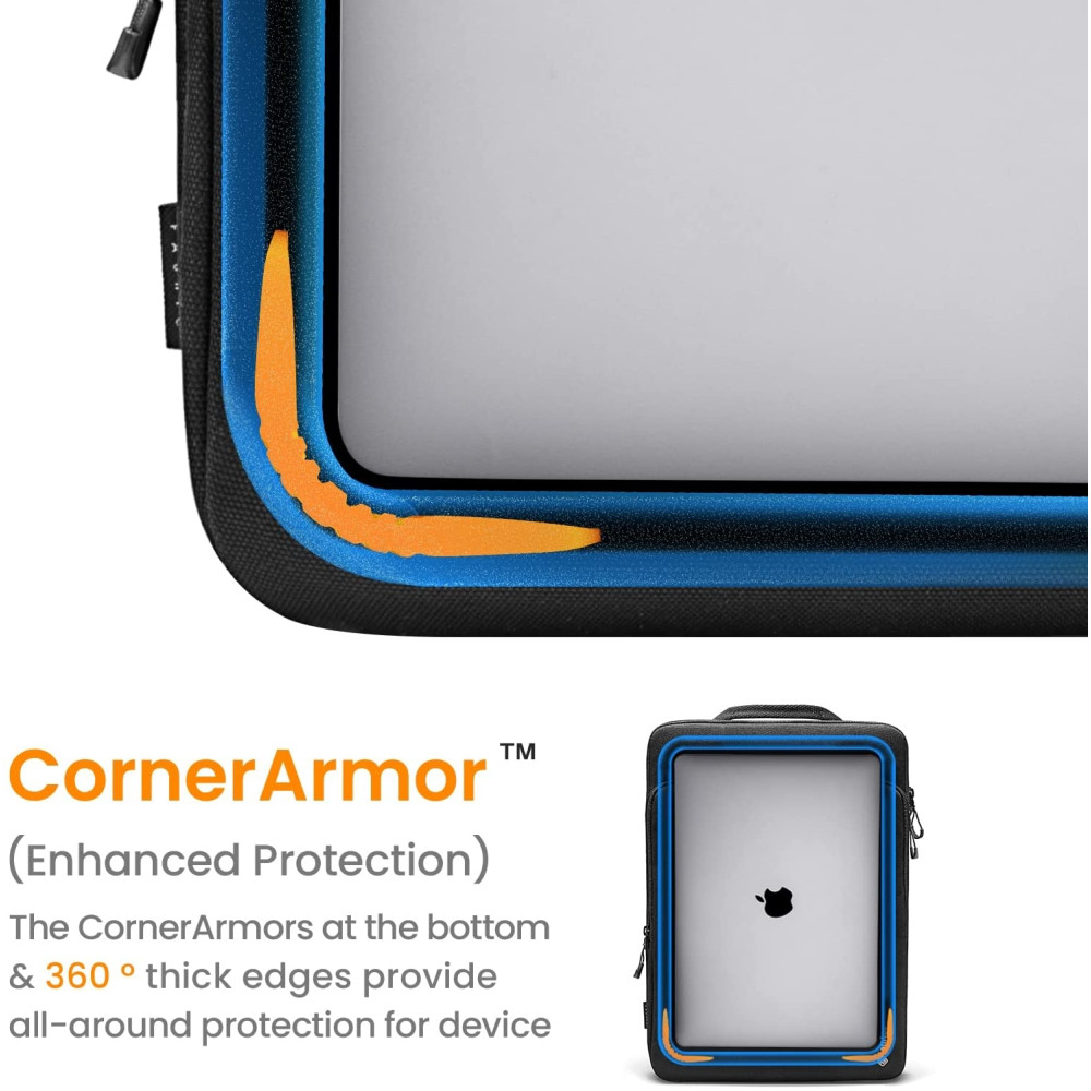 Tomtoc Pocket Sleeve - Τσάντα Μεταφοράς Premium H13 για Laptop 14" - Black (H13-C01D01)