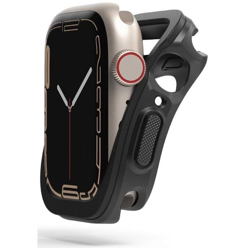 Ringke Air Sports Θήκη Σιλικόνης - Apple Watch 9 / 8 / 7 45mm - Black (8809848200694)