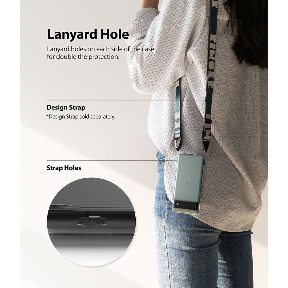 Ringke Fusion Σκληρή Θήκη με TPU Bumper - Google Pixel 6 - Matte Clear (8809818847485)