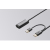 Ugreen Deluxe Computer Cable USB 2.0 - Ενεργό Καλώδιο Επέκτασης / Ενίσχυσης Σήματος - 2 x USB-A (male) σε 1 x USB-A (female) - 5m - Black (20213)