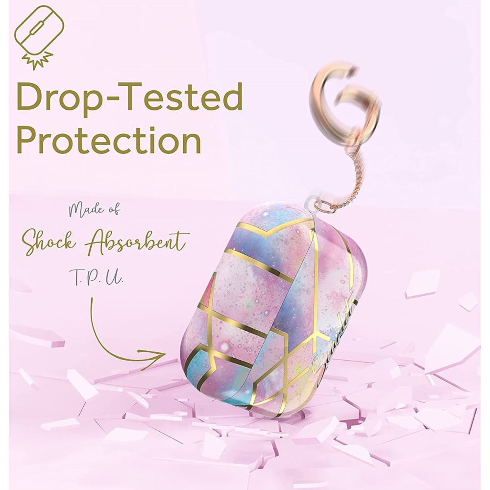 Ghostek Scarlet Θήκη Σιλικόνης για AirPods Pro 1st Gen - Stardust (GHOCAS2765)