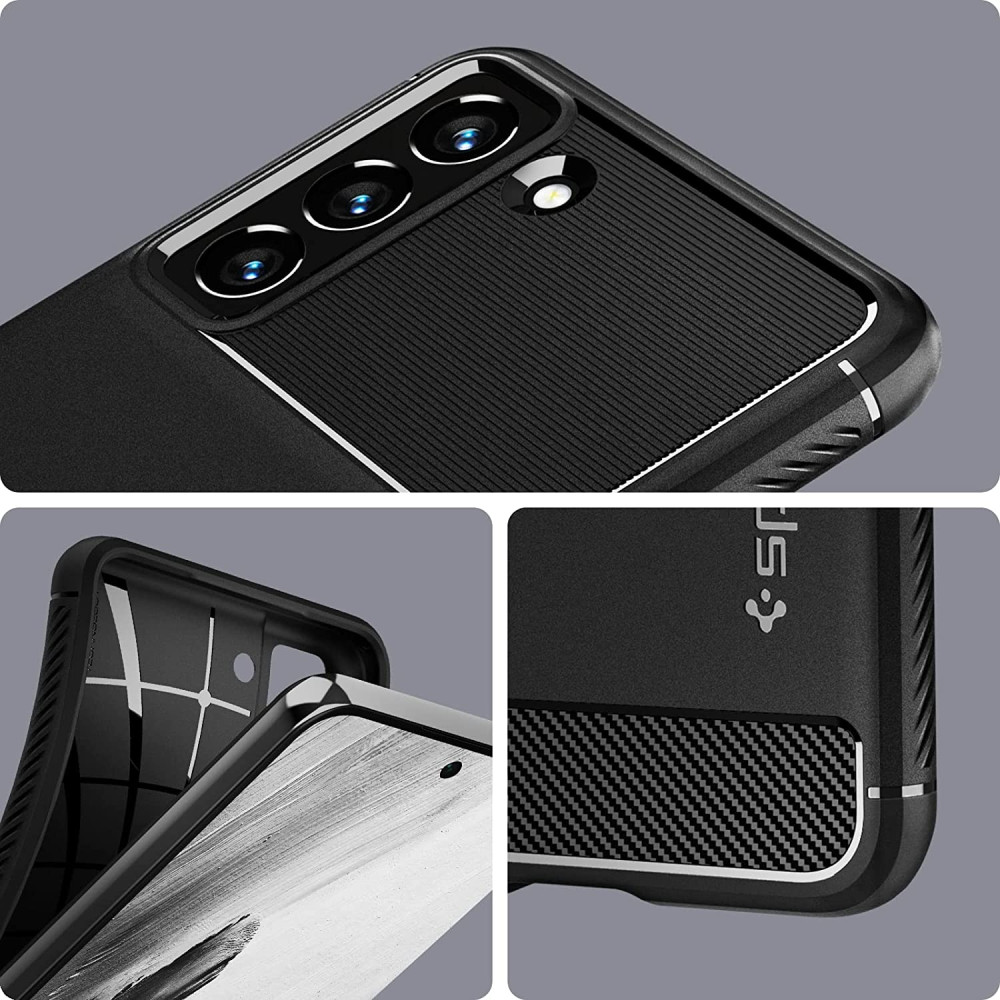 Spigen Θήκη Rugged Armor Samsung Galaxy S21 FE 5G - Matte Black (ACS03049)