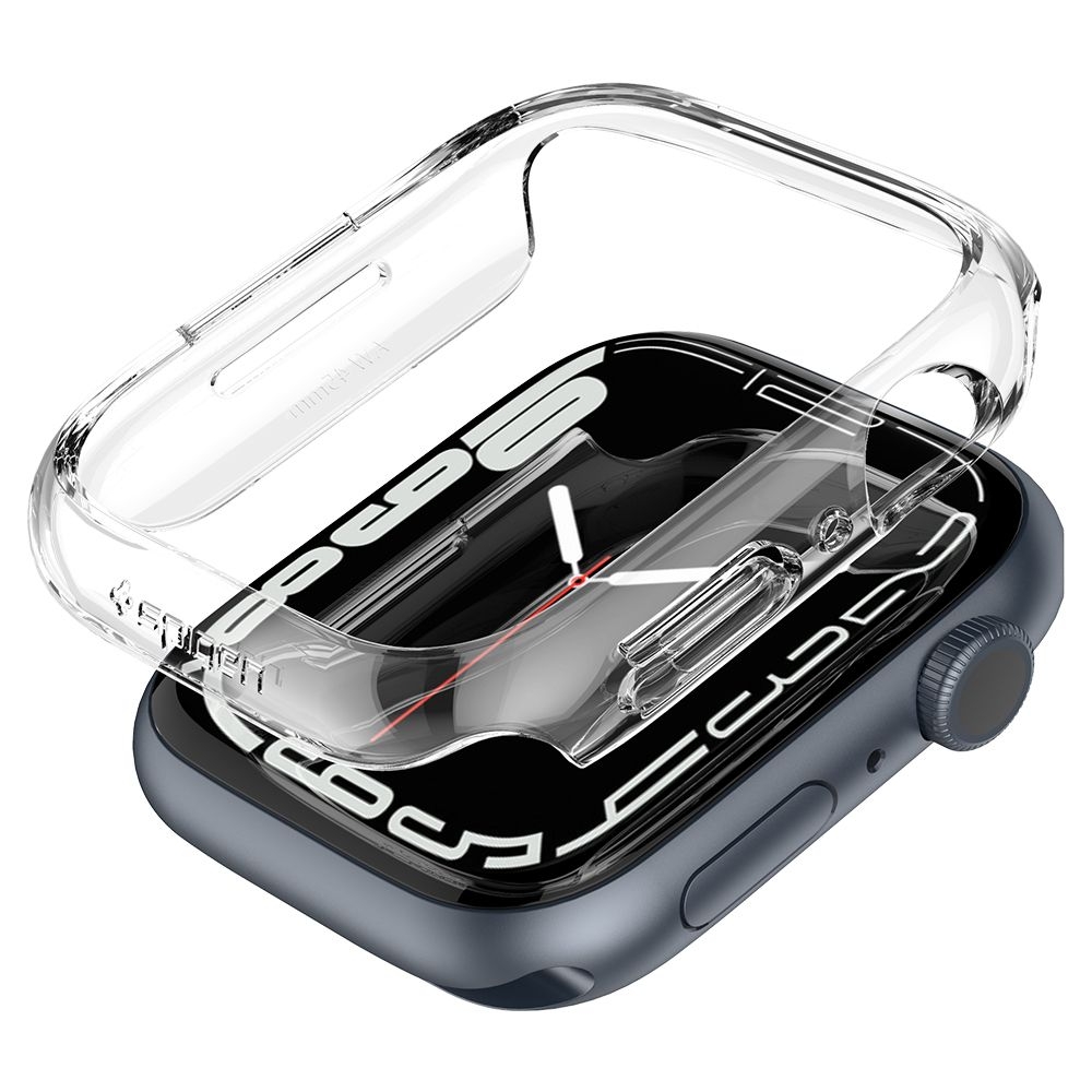Spigen Διάφανη Θήκη Thin Fit Apple Watch 9 / 8 / 7 45mm - Crystal Clear (ACS04179)