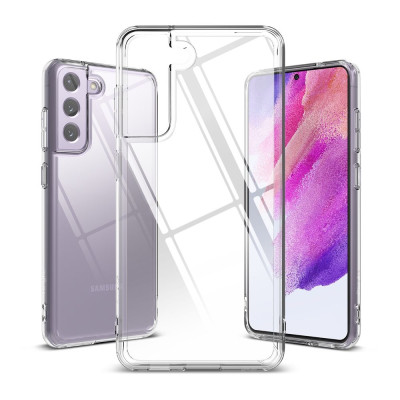 Ringke Fusion Σκληρή Θήκη με TPU Bumper - Samsung Galaxy S21 FE 5G - Clear (8809818847362)