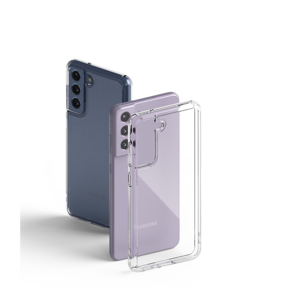 Ringke Fusion Σκληρή Θήκη με TPU Bumper - Samsung Galaxy S21 FE 5G - Clear (8809818847362)