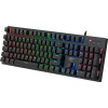 Havit Backlit Mechanical Gaming Keyboard - Ενσύρματο RGB Gaming Μηχανικό Πληκτρολόγιο με Custom Blue Διακόπτες - US - Black (HVKB-KB858L-BK)