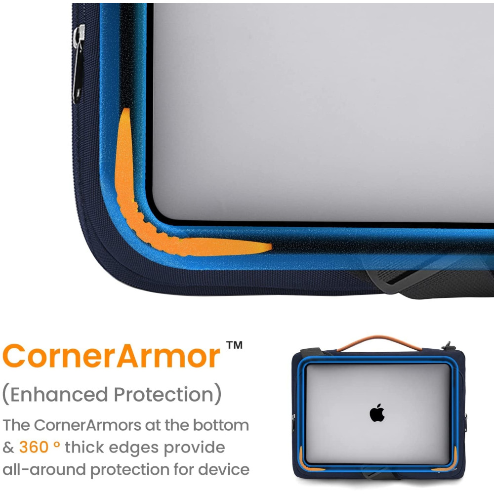Tomtoc Versatile A42 - Τσάντα Μεταφοράς Laptop 14'' - Navy Blue (A42-C01B01)