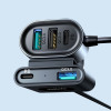 Joyroom Multi-Port Fast Car Charger - Φορτιστής Αυτοκινήτου με 3 x USB-A / 2 x Type-C - QC3.0 - 150cm - 72W - Black (JR-CL05)