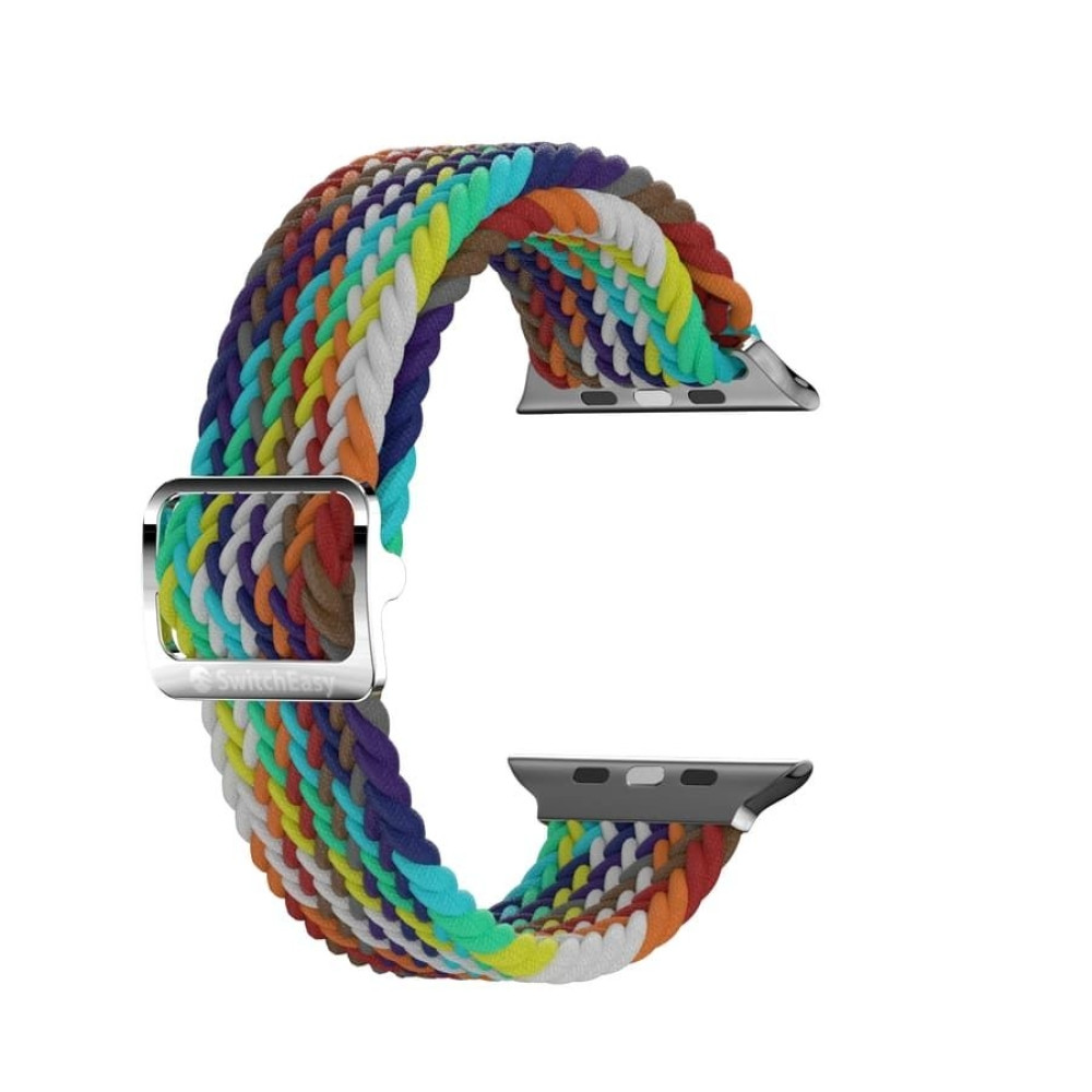 SwitchEasy Candy - Premium Υφασμάτινο Πλεκτό Λουράκι Apple Watch Ultra/SE/11/10/9/8/7/6/5/4 (49/46/45/44mm) - Rainbow (GS-107-214-271-163)