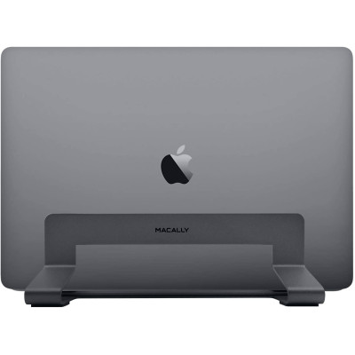 Macally Vertical Laptop Stand - Βάση από Μασίφ Ατσάλι για Macbook / Laptop 13" - 17" - Space Grey (VCSTAND)