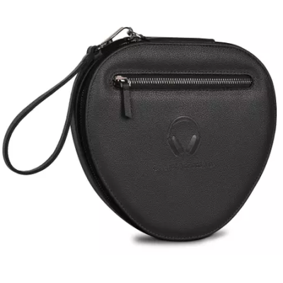 WiWU Chicago PU Leather Bag - Σκληρή Θήκη / Τσαντάκι για Apple Airpods Max - Black (WWAM-BK)