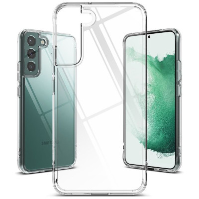 Ringke Fusion Σκληρή Θήκη με TPU Bumper - Samsung Galaxy S22 5G - Clear (8809848202346)