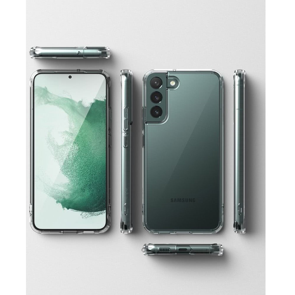 Ringke Fusion Σκληρή Θήκη με TPU Bumper - Samsung Galaxy S22 Plus 5G - Clear (8809848202599)