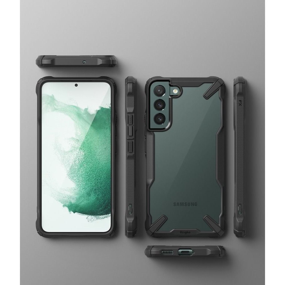 Ringke Fusion X Θήκη - Samsung Galaxy S22 5G - Black (8809848202438)