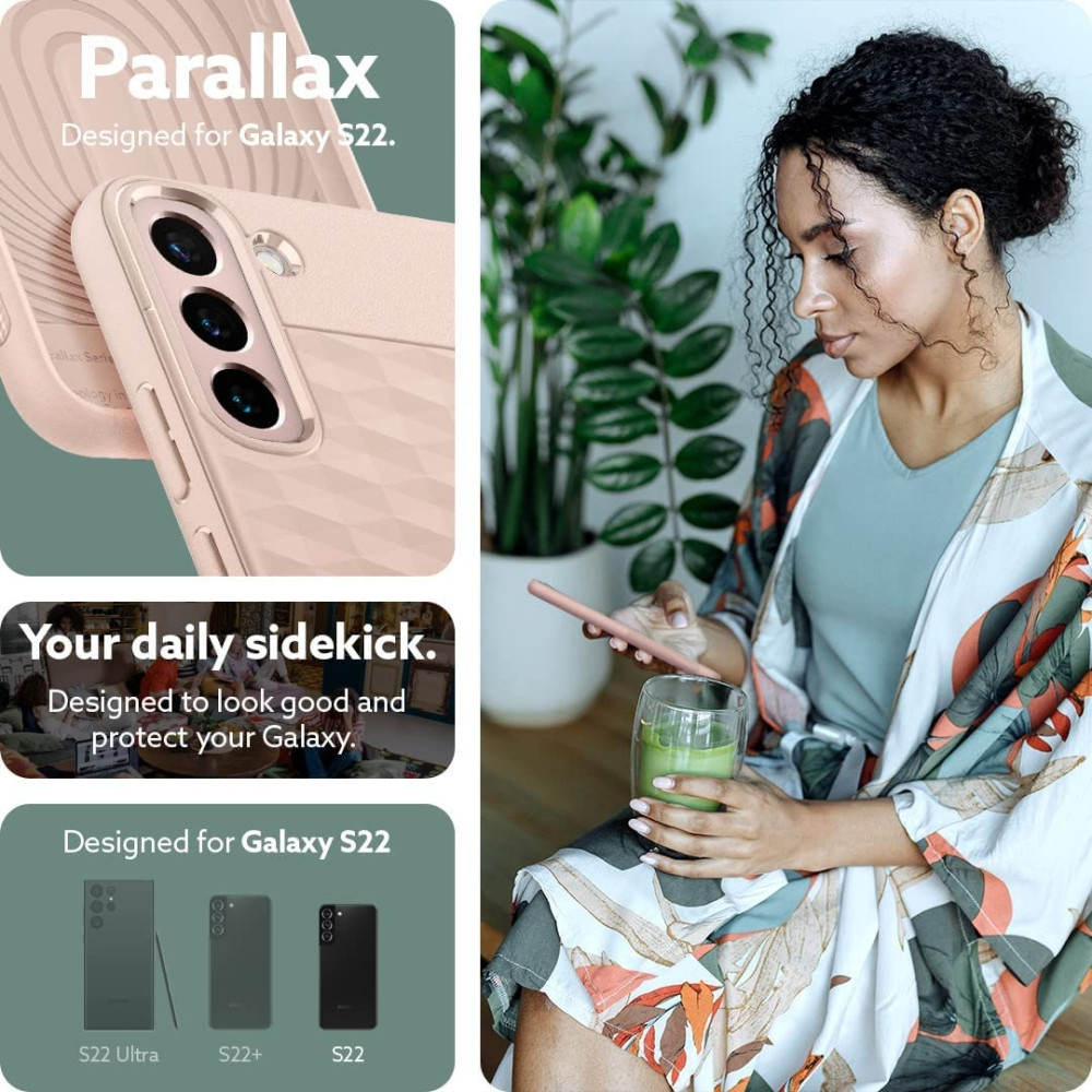 Caseology Θήκη Parallax Lite Samsung Galaxy S22 5G - Indi Pink (ACS04010)