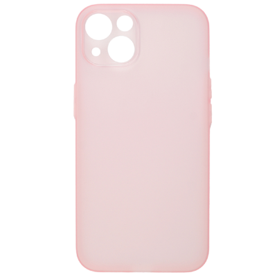 Vivid Θήκη Σιλικόνης Slim Apple iPhone 13 -Transparent / Pink (VISLIM196PK)