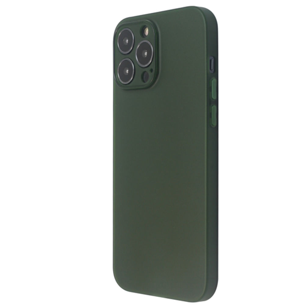 Vivid Θήκη Σιλικόνης Slim Apple iPhone 13 Pro -Transparent / Green (VISLIM197GR)