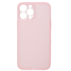 Vivid Θήκη Σιλικόνης Slim Apple iPhone 13 Pro Max - Transparent / Pink (VISLIM198PK)