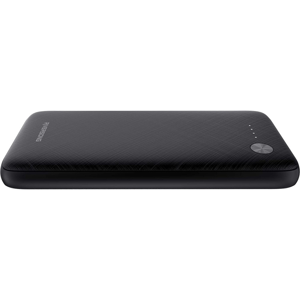 Riversong Horizon 10 Powerbank Φορητή Μπαταρία Φόρτισης - 2 x USB-A - 10000mAh - 2A - Black - 2 Έτη Εγγύηση (PB30B)