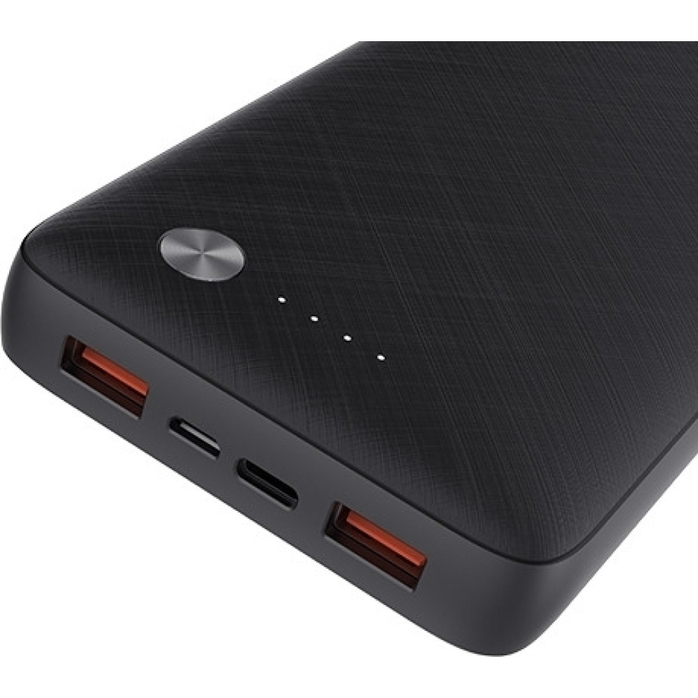 Riversong Horizon 20 Powerbank Φορητή Μπαταρία Φόρτισης - 2 x USB-A / 1 x Type-C / 1 x MicroUSB - 20000mAh - 2.4A - Black - 2 Έτη Εγγύηση (PB31B)