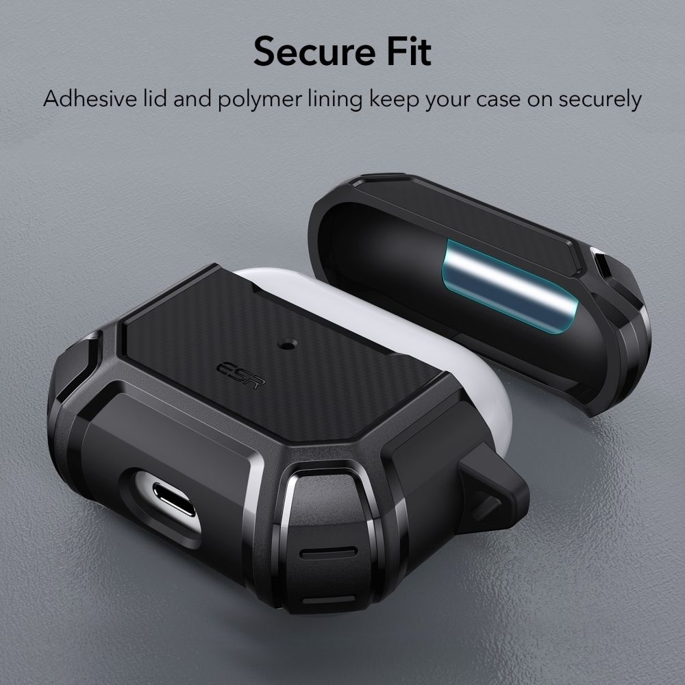 ESR Ανθεκτική Θήκη Shock Armor Apple AirPods 3rd Gen - Black (4894240133538)