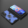 Vivid Honeycomb Armor - Ανθεκτική Θήκη Xiaomi Poco M4 Pro 5G με Μεταλλικό Ring Holder - Blue (UNARMORREDMINOTE11BL)