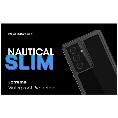 Ghostek Nautical Slim - Ανθεκτική Αδιάβροχη Θήκη Samsung Galaxy S22 Plus 5G - Black (GHOCAS3032)