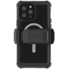 Ghostek Nautical 4 - Ανθεκτική Αδιάβροχη Θήκη MagSafe με Περιστρεφόμενο Κλιπ Ζώνης - Apple iPhone 13 Pro - Black (GHOCAS2879)