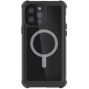 Ghostek Nautical 4 - Ανθεκτική Αδιάβροχη Θήκη MagSafe με Περιστρεφόμενο Κλιπ Ζώνης - Apple iPhone 13 Pro - Black (GHOCAS2879)