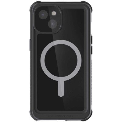 Ghostek Nautical 4 - Ανθεκτική Αδιάβροχη Θήκη MagSafe με Περιστρεφόμενο Κλιπ Ζώνης - Apple iPhone 13 - Black (GHOCAS2877)