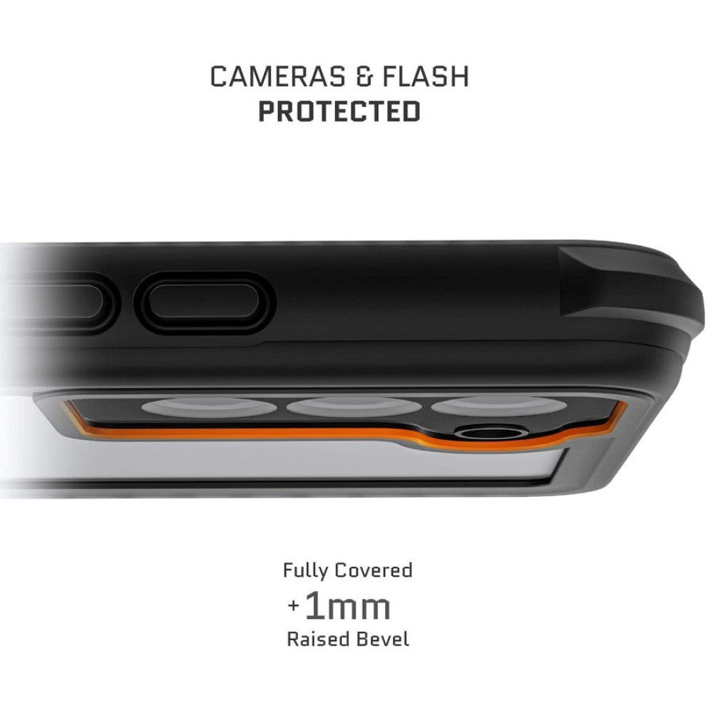 Ghostek Nautical 4 - Ανθεκτική Αδιάβροχη Θήκη με Περιστρεφόμενο Κλιπ Ζώνης - Samsung Galaxy S22 Plus 5G - Clear (GHOCAS3027)