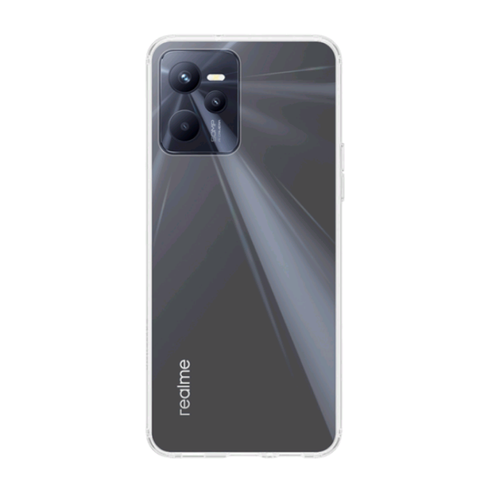Vivid Set Gelly Case & Tempered Glass - Σετ Διάφανη Θήκη Σιλικόνης & Tempered Glass - Realme C35 - Transparent (VIGELLY232GLASSTN)