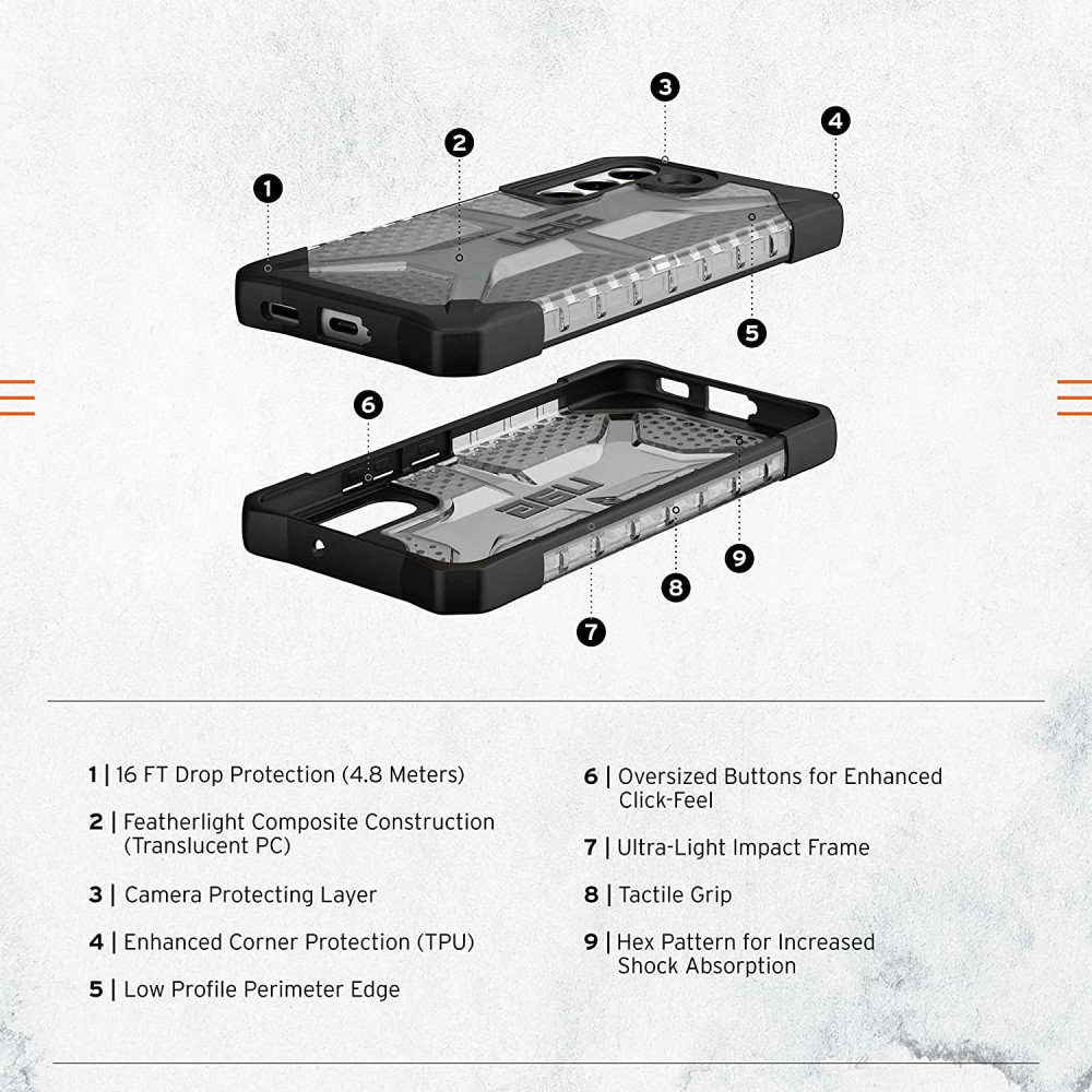 UAG Θήκη Plasma Series Samsung Galaxy S22 5G - Ash (213423113131)