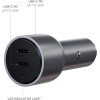 Satechi Dual USB-C PD Car Charger για iPad / iPhone - Φορτιστής Αυτοκινήτου με 2 x Type-C - 40W (ST-U2C40CCM)
