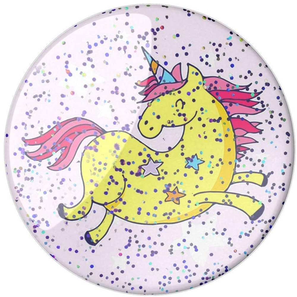 PopSocket Premium Glitter Jumping Unicorn (800487)