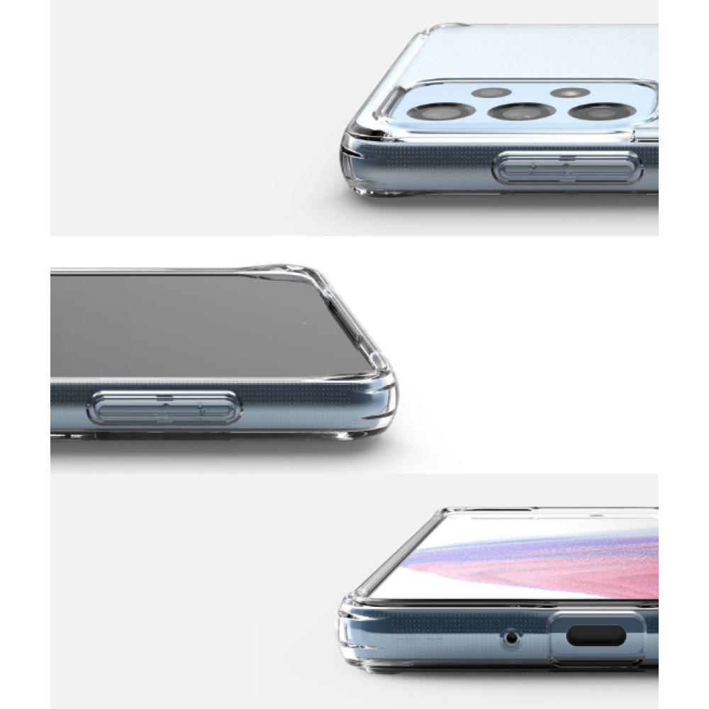 Ringke Fusion Σκληρή Θήκη με TPU Bumper - Samsung Galaxy A53 5G - Matte Clear (8809848205255)