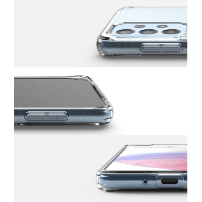 Ringke Fusion Σκληρή Θήκη με TPU Bumper - Samsung Galaxy A53 5G - Matte Clear (8809848205255)