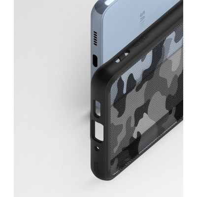 Ringke Fusion Σκληρή Θήκη με TPU Bumper - Samsung Galaxy A53 5G - Matte Camo Black (8809848205286)