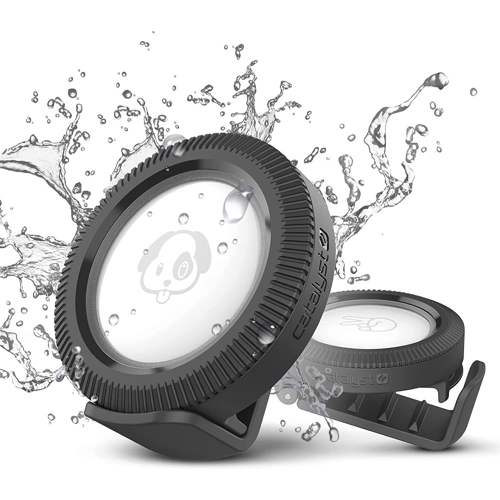 Catalyst Total Protection Clip-It - Αδιάβροχη Ανθεκτική Θήκη Apple AirTag με Κλιπ - Stealth Black (CATATG1CPBLK)