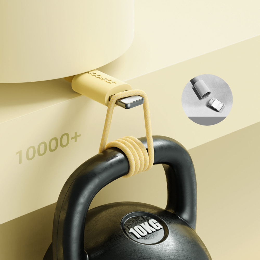 Joyroom PD S-1024M13 - Καλώδιο Φόρτισης και Μεταφοράς Δεδομένων 2.4A - Type-C σε Lightning - 100cm - 20W - Yellow (6941237177698)