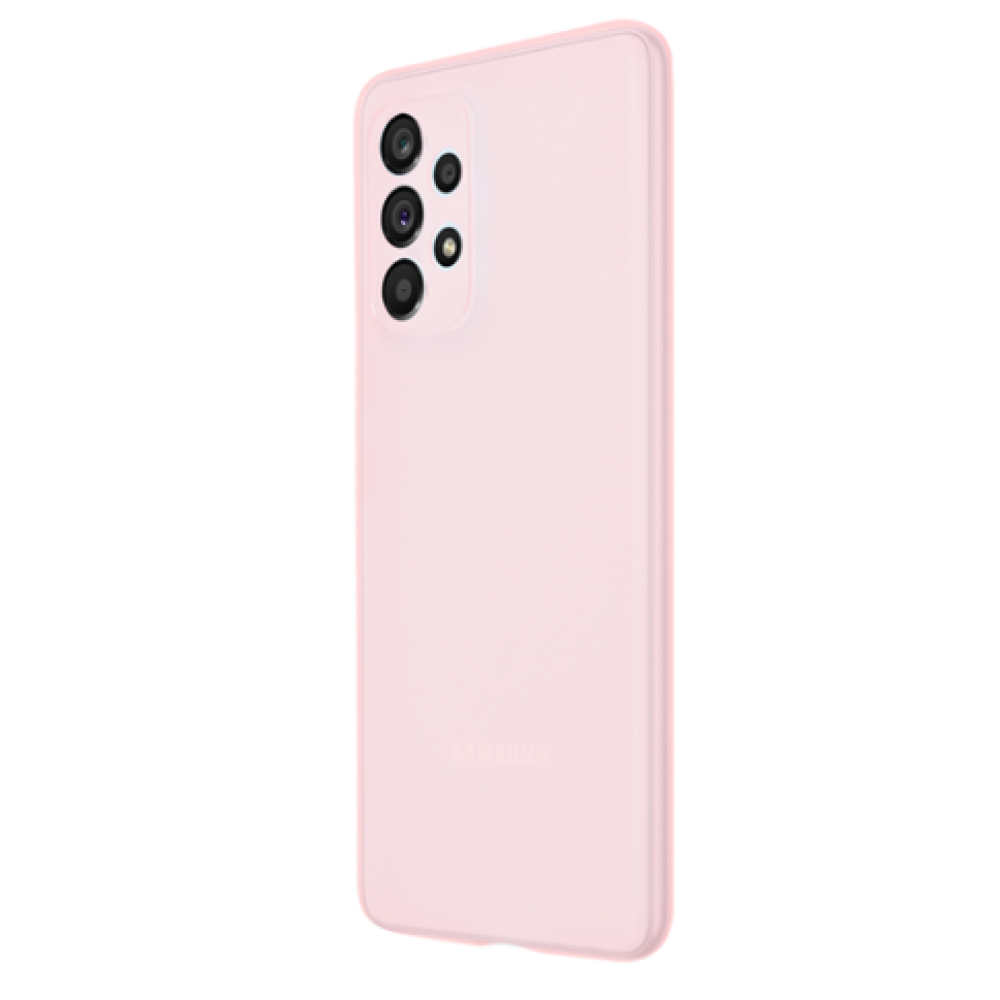 Vivid Θήκη Σιλικόνης Slim Samsung Galaxy A53 5G - Transparent / Pink (VISLIM215PK)