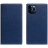 SLG Design D8 Full Grain Leather - Δερμάτινη Θήκη Flip Apple iPhone 13 Pro Max - Navy Blue (SD-D8G-DC-IP13PM-NB)